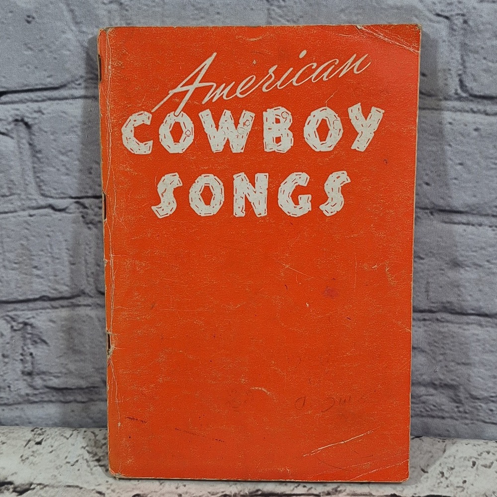 VINTAGE- American Cowboy‎ Songs (1939, Paperback)